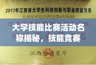 大学技能比赛活动名称揭秘，技能竞赛的重要性与意义所在