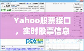 Yahoo股票接口，实时股票信息一键获取