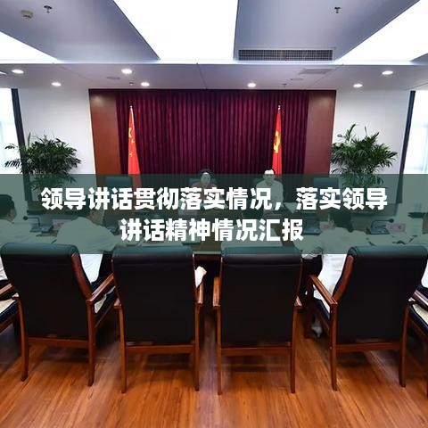 领导讲话贯彻落实情况，落实领导讲话精神情况汇报 