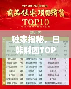 独家揭秘，日韩财团TOP10榜单，谁居榜首？