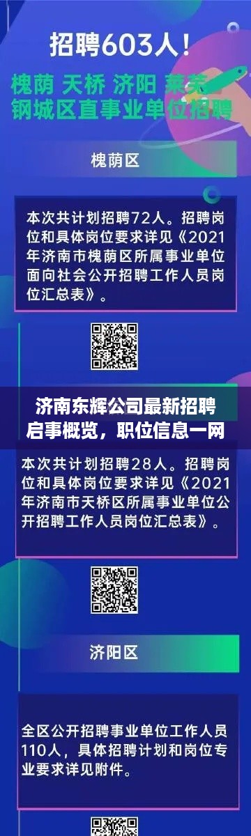 济南东辉公司最新招聘启事概览，职位信息一网打尽