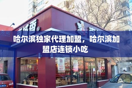 哈尔滨独家代理加盟，哈尔滨加盟店连锁小吃 