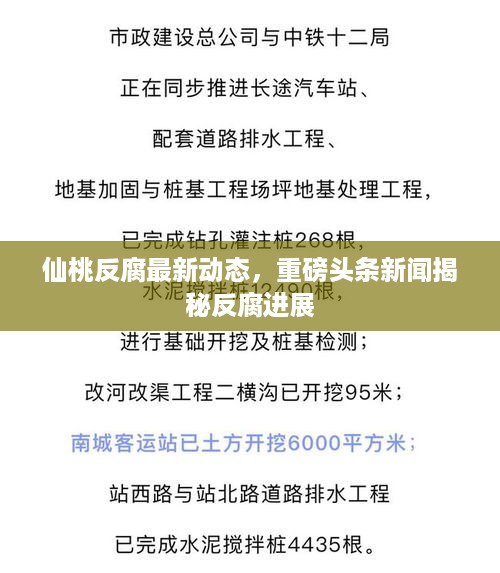 仙桃反腐最新动态，重磅头条新闻揭秘反腐进展