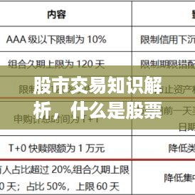 股市交易知识解析，什么是股票的T+1交易规则？