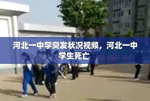 河北一中学突发状况视频，河北一中学生死亡 