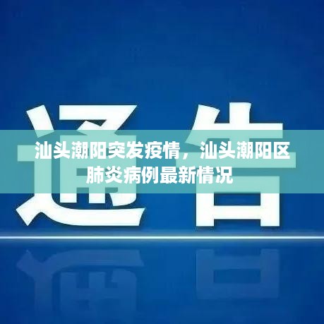 汕头潮阳突发疫情，汕头潮阳区肺炎病例最新情况 